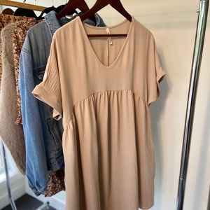 Oversized babydoll dress